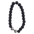 thumbnail image 3 of Pulseras Mate Compactas Qarigey Hilo Mancuerna Encanto Gotas de Lava Oro, 3 of 6