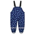 thumbnail image 2 of YunPes Boys Girls Middle Kids Multi Color Printed Baby Water Play Pants Outdoor Rain Pants Boys Pants 18 Months, 2 of 9