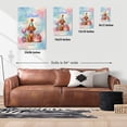 thumbnail image 5 of Happy Birthday Cute Puppy Vizsla with Cake Gifts Party Hat Vertical Matte Canvas Poster Vizslas Dog Lover Gifts Idea Wall Art Home Decor - 00029, 5 of 5