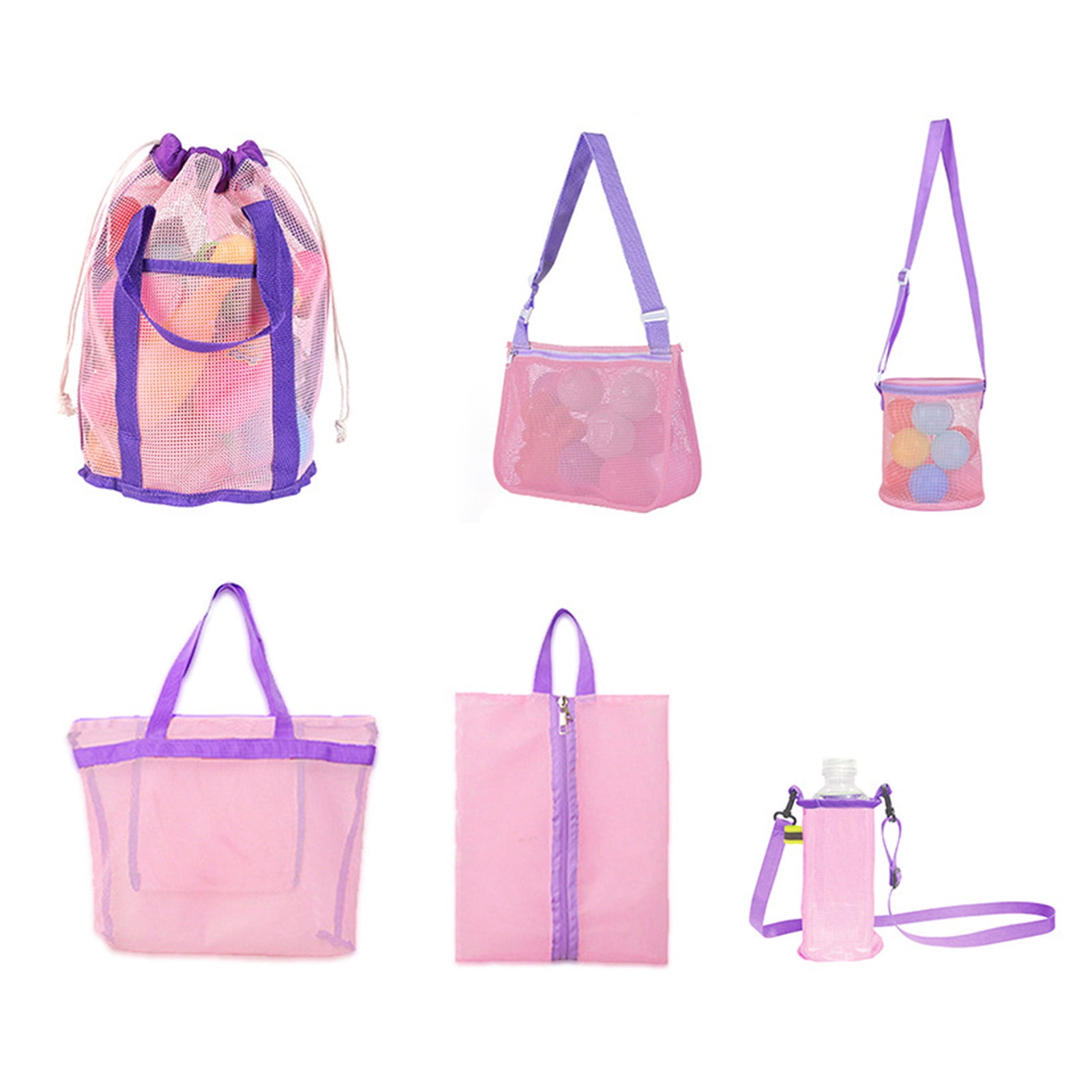 CSChome Sac de Plage pour Enfants 1Ensemble Drainage en Maille