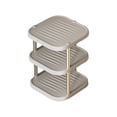thumbnail image 2 of Rewenti 3-Tier Squares Shoe Rack Stackable Entryway Shoe Storage Shelf Deep Width Boot Rack for Closets Dorm Garage Heavy Duty Metal Shoe tower, 2 of 6