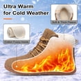 thumbnail image 6 of Womens Waterproof Winter Wide Toe Box Snow Boots Lightweight Warm Ankle Booties, 6 of 8