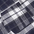 thumbnail image 7 of Xyant Boys Flannel Shirt Toddler Buffalo Plaid Shirt Long Sleeve Button Down Shirts Kids Casual Tops (Black,18-24 Months), 7 of 7