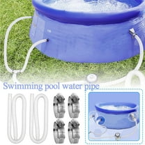 CheAAlet Double Tube & Four Buckles Replacement Hose for Inflatable Hot Spring Pool - Flexible, Leak-Proof, Chemical Resistant Fits 300/330/530/1000 Gallon Pumps