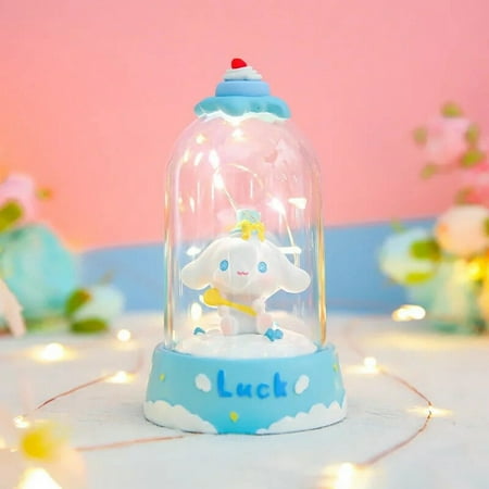 

Sanrio Kawaii Night Lights Hello Kitty My Melody Cinnamoroll Kuromi Transform Cartoon Resin Bedroom Reading Table Desk Lamp