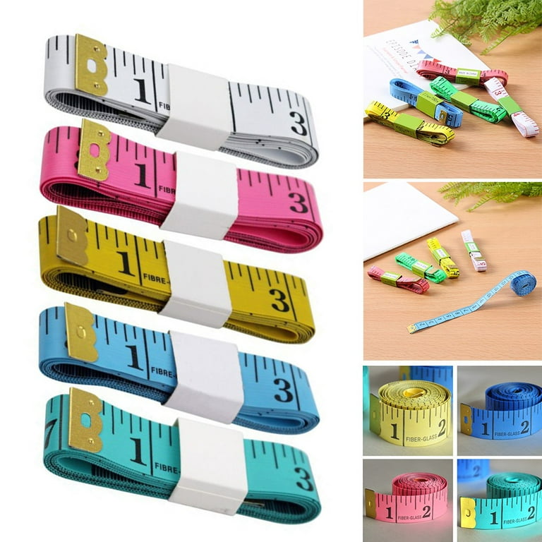 Fridja 60*Inches/150cm Length Soft Tape Measure Double Scale Flexible Ruler  For Body Fabric Sewing Tailor Cloth Knitting Vinyl Home Craft Measurements