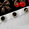 thumbnail image 5 of Homewish Chic Fashion Ribbon Black Out Curtains for Women, Bowknot Cherry Curtains Pack of 2 (42x63 Each), Cheetah Leopard Print Bedroom Curtains, Blackout Curtains Room Decor, 5 of 7