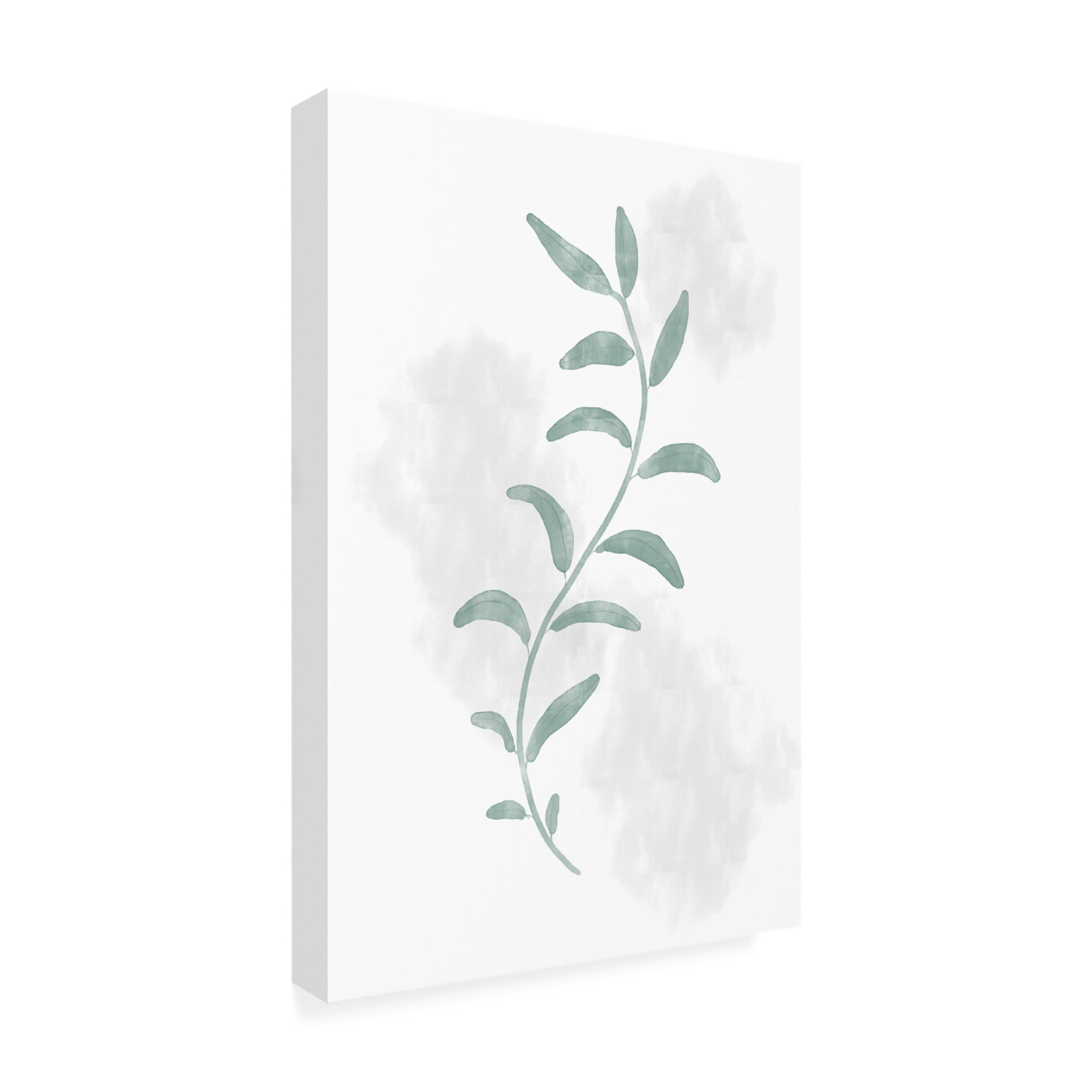 Canvas Wall Art - Pictufy Studio Ii 'Jazzy Leaves' Wall Art for Living Room, Bedroom, or Office Décor by Trademark Fine Art - 16 x 24 Inches