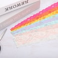 thumbnail image 5 of Unique Bargains Lace Trim 10 Yards 1.6 Inch Flower Elastic Lace Ribbons for Package Decoration Wedding Headbands Yellow, 5 of 5