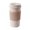 Coffee, variant on Rice Husk Fibre, BPA-Free, Double Wall Insulation Reusable Coffee Cups, On-The-Go Travel Mug, Screw Tight Lid, Textured Grip, Ultra Lightweight