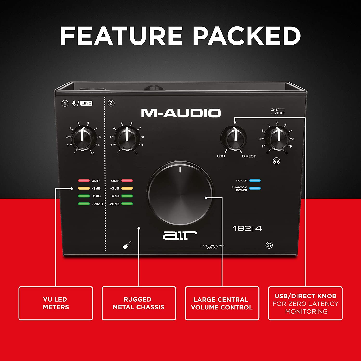 M-Audio AIR 192|4 Vocal Studio Pro Kit with USB Interface