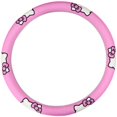 thumbnail image 3 of Hello Kitty Sanrio Car Accessories 15 Inch Universal Steering Wheel Cover Leather Durable Breathable Soft Snug Grip Protector, 3 of 7