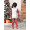 thumbnail image 5 of Cute Reindeer Print Family Matching Pajama Set for Youngsters Top & Pants Christmas, 5 of 5