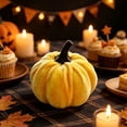 thumbnail image 3 of Qocolcyl Fabric Artificial Pumpkins, Cloth Fake Pumpkins for Halloween Thanksgiving Decor, Soft Cloth Pumpkins , Fall Decorations, Indoor Covered Outdoor Home Table Mantel Cabinet Party Decor, 3 of 7