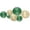 Green and Gold, variant on Gold Wall Decor for Living Room Hallway, 7PCS Metal Wall Art Hanging Sculptures Bedroom Decoration, 3D Metal Leaf Accent with 5 Sizes, Large Modern Artwork for Home Office Bathroom Kitchen