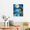thumbnail image 2 of Dreamy Mermaid Art - Mystical Ocean-Themed Home Decor,12 x inch, 2 of 5