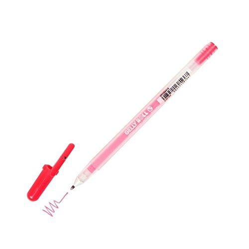 DOZEN Sakura Gelly Roll Moonlight Fluorescent Vermilion Bold Point Pen 38166