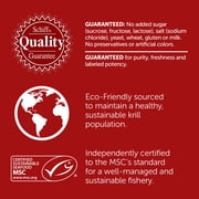 MegaRed Extra Strength 500mg Omega-3 Fish Krill Oil Supplements, Heart Brain Eyes Joints Health, 80 Softgels
