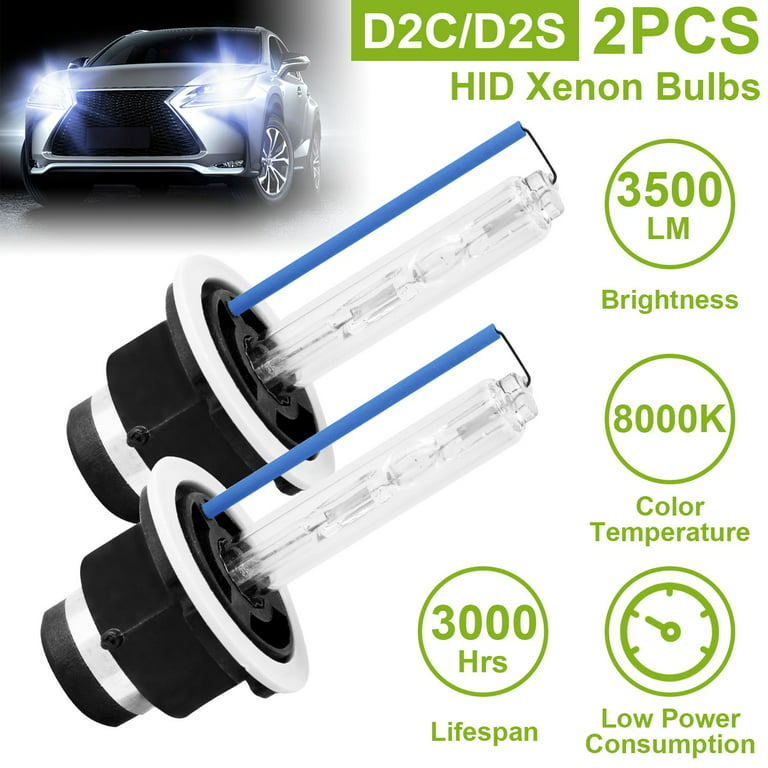 2Pcs D3S D3R HID Xenon Car Headlight Light Lamp Bulb 35W OEM Direct  Replacement