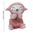 thumbnail image 2 of Juguete musical con luz, animal de peluche, juguete que canta, calma la emoción del niño (elefante gris), 2 of 8