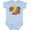 AE-Light Blue, variant on Inktastic Number Two Race Car Boys or Girls Baby Bodysuit