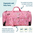 thumbnail image 4 of Wildkin Kids 22 Inch Weekender Duffel Bag for Boys and Girls (Wild Horses Pink), 4 of 8