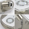 thumbnail image 4 of DingLiLighting Modern Adjustable Flush Mount Kitchen Spotlights, Ceiling Track Lighting Kit, 4-Light Round Directional Track Lights Fixtures for Bedroom, Living Room, 4x3W GU10 Bulbs Incl. Warm White, 4 of 6