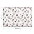 thumbnail image 5 of White Cow Scarf Pattern Flannel Non Slip Door Rugs,Washable Door Mats Indoor,Decorative Door Mats,Dirt-Resistant and Absorbent Doormat for Entrance,Bedroom,Kitchen,Bathroom,23.5x16in(60x40cm), 5 of 5