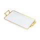 thumbnail image 2 of Bandeja para servir con asas dorado claro perfecl, 2 of 8