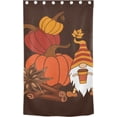 thumbnail image 2 of Long Curtains for Bedroom & Living Room 84 inches Autumn Leaves and Gnome Bathroom Window Curtain Bathroom Curtain, 1 Panel, 2 of 7