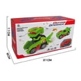 thumbnail image 4 of 2 In 1 Dinosaur Transformation LED Car T-Rex Toys With Light Sound Dinosaur Car Electric, 4 of 4