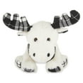 thumbnail image 2 of (4 pack) White Plaid Moose Child's Plush Toy, 7 in, by Holiday Time, 2 of 6