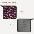 thumbnail image 2 of Sikiie Halloween Gnomes1 Pot Holders Kitchen Insulation Mats Heat Resistant Pot-Holder Oven Anti-Scald Pads for Cooking Baking, 7.1*7.1inch, 2 of 8