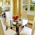 thumbnail image 5 of Dulles Glass 38" Round Table Top 1/4" Thick, Flat Polished Tempered Glass for Indoor Dining or Outdoor Patio, 24 Pounds, 5 of 8