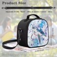 thumbnail image 5 of Jeiento Watercolour Sea Turtle Lunch Box for Girls Insulated Lunch Bag with Shoulder Strap Cute Small Meal Prep Bag Reusable Thermal Cooler Lunchbox for Kids Boys Primary School Kindergarten, 5 of 6