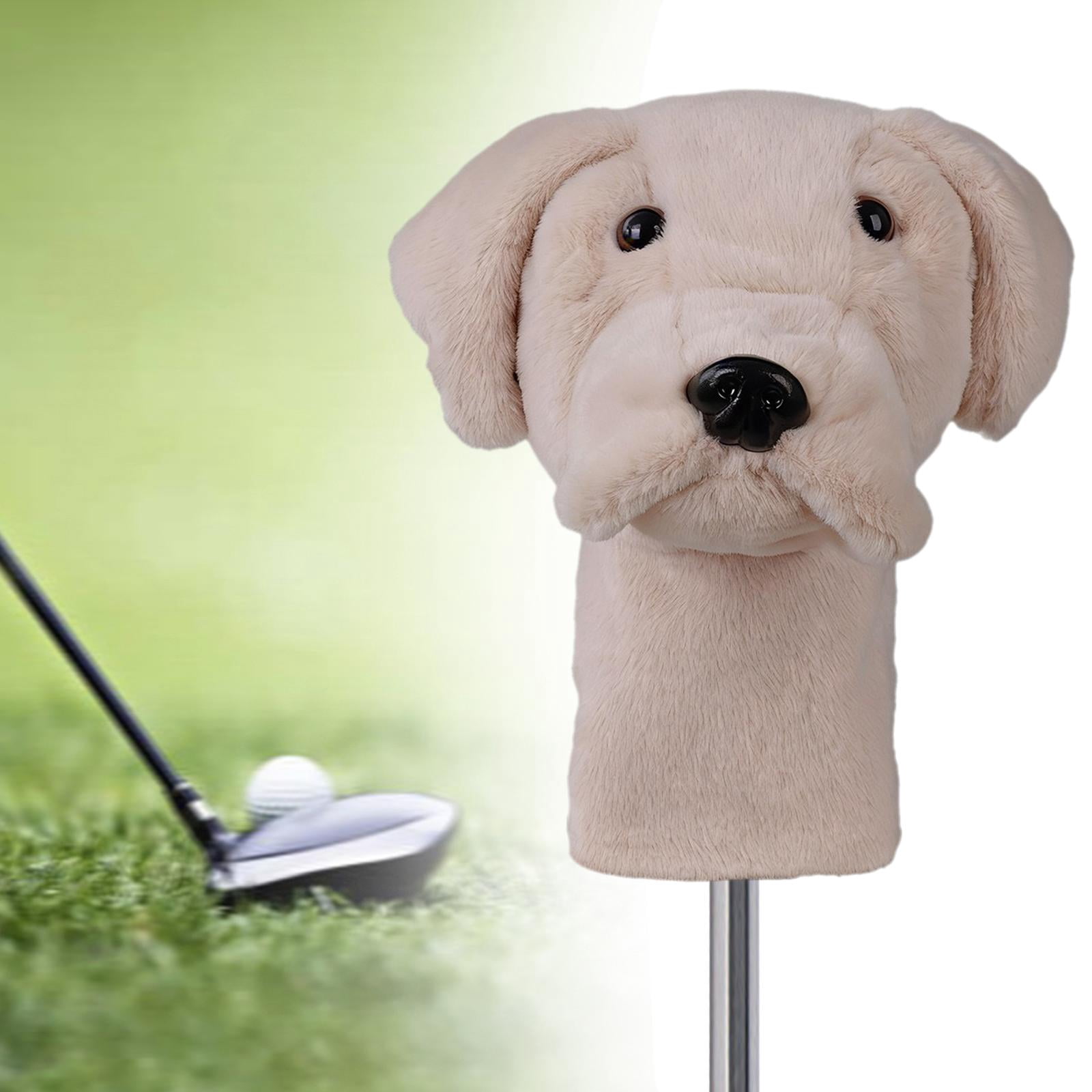 funtasica Golf Club Headcover for Driver, Golfer's Gift, Cute Dog Universal, Soft Protection, Fun Transport Protection Wooden Headcover, Golf Accessory