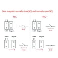 thumbnail image 5 of MC-38 Surface Mount Wired NC Door Sensor Alarm Magnetic Reed Switch White, 5 of 5