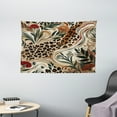 thumbnail image 2 of Ambesonne Leopard Print Tapestry Wall Hanging, Abstract Blend Earthy, 60"x40", Pastel Brown Forest Green, 2 of 3