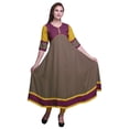 thumbnail image 1 of Bimba Kurti Indien Classique Imprimé Tunique Longue Anarkali Robe pour Femmes, 1 of 5