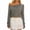 Black, variant on Women's One Shoulder Knit Top Off Shoulder Long Sleeve Ribbed Sweater Striped Crop Blouse, Trendy Asymmetrical Casual Pullover for Spring Fall Party, Cute Fashion Top