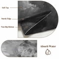 thumbnail image 6 of Gray Ombre Clouds Round Area Rug 3.3Ft Washable Circle Rugs for Dining Room Table, Modern Abstract Art Gradient Cloud Non-Slip Carpet Floor Mats Indoor Outdoor Carpet Runner Aesthetic Home Decor, 6 of 8