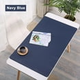 thumbnail image 5 of Leather Mouse Pad Large Computer Desk Pad Waterproof Student Writing Desk Pad, Silicone Meal Mat Flour Mat Student Drawing Simple And Anti, A_Dark Blue 1 Table Mat, By Meiiso, 5 of 5
