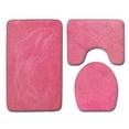 thumbnail image 1 of Inteprter Juego de alfombras de baño, cojín con fuerte fuerza de adsorción y alfombrilla al tacto fácil de limpiar y mantener Decoración del hogar PJ210611-B004 50*80cm, 1 of 6