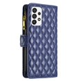 thumbnail image 4 of SaniMore for Samsung Galaxy A73 5G PU Leather Case, Magnetic Clasp Flip Zipper Wallet Cover with Card Slot & Adjustable Kickstand Wrist Strap Full Body Protective Shell for Women Girls, Blue, 4 of 9