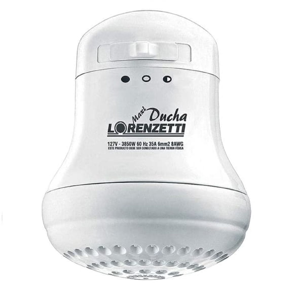 Regadera Lorenzetti Eléctrica De Presión 10 A 400 KPA Maxi-Shower