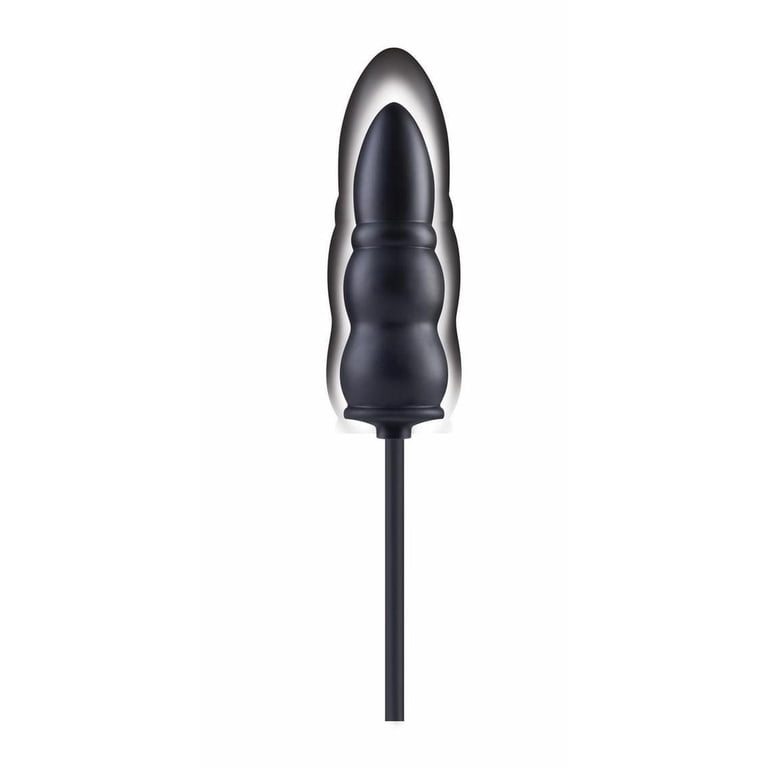 Size Up Ripple Inflatable 5.5" Silicone Anal Plug with Ball Pump, Black -  Walmart.com