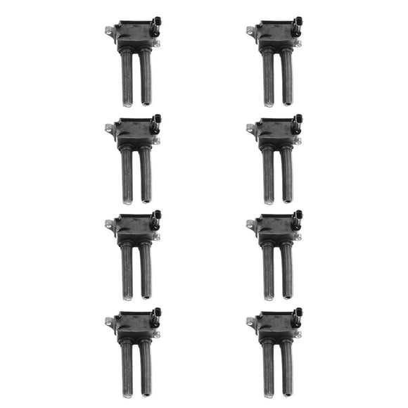 ADVANCE IGNITION UF504 Ignition Coil Set of 8PCS Compatible with Chrysler Dodge Jeep Ram 05-17 Durango Magnum Charger 2500 3500 Grand Cherokee 5.7L 6.1L 6.4L 2005 2006 2007 2008 2010 2011-2017