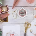 thumbnail image 6 of 3drose, Pink Retro Scooter - Life Is Better on Two Wheels, 3 inch Snowflake Porcelain Ornament, 6 of 7