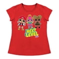 thumbnail image 1 of Playera Para Niña MGA Entertainment L.O.L Cuello Redondo Manga Corta Talla 4 Rojo, 1 of 2
