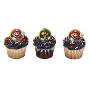 Super Mario- Rainbow Road Cupcakes